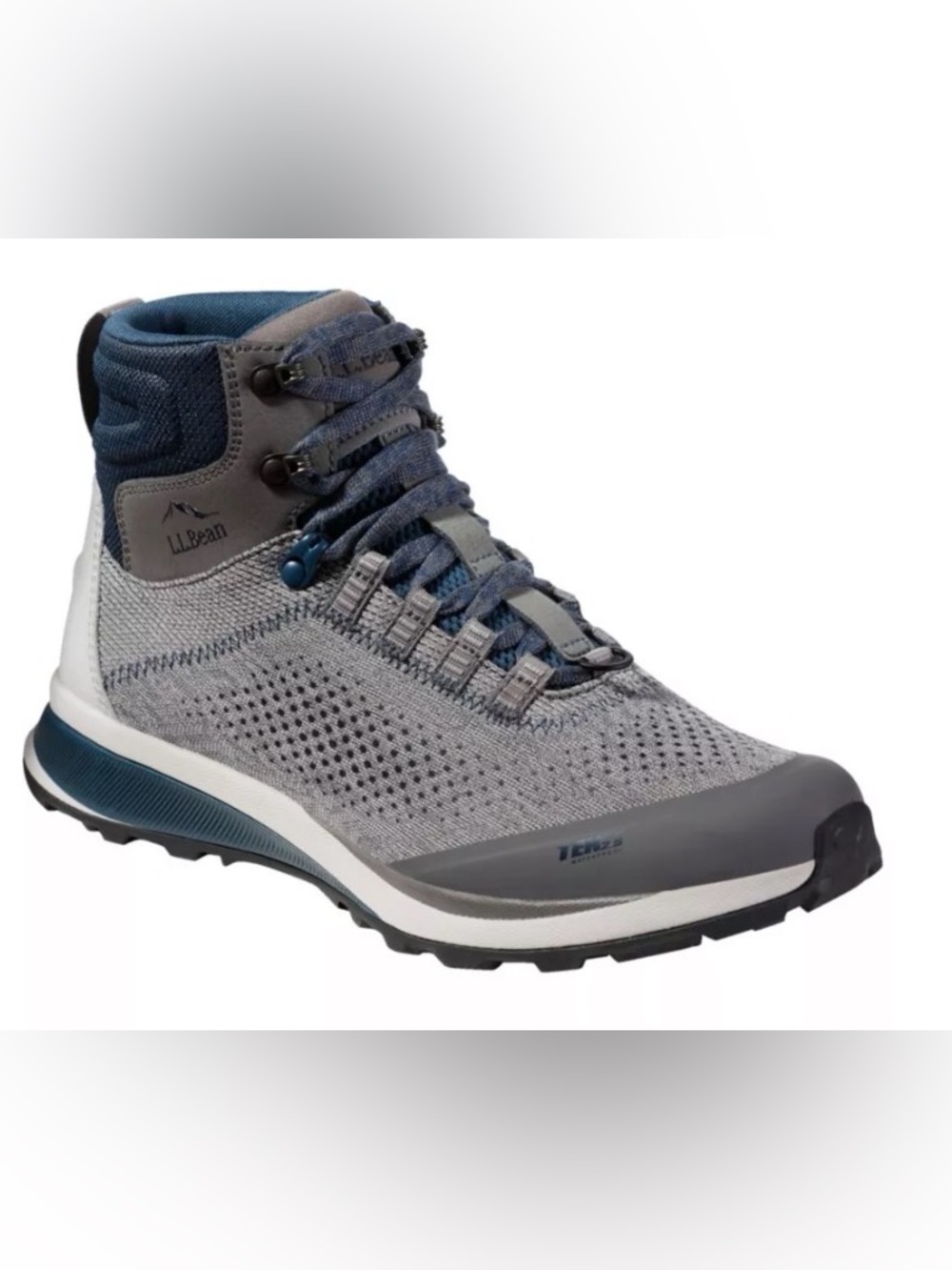 L.L. Bean Men's Elevation Hiking Boots
Gray/Navy
Waterproof
Size 10 Medium
New